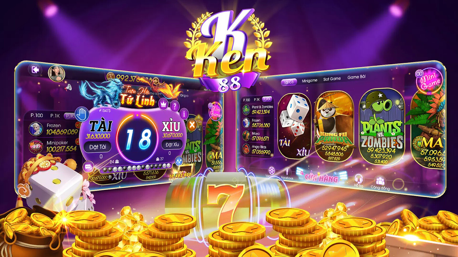 Cổng game Ken88 Mobi có uy tín không? 7 Cổng game Ken88 Mobi có những trò chơi gì?