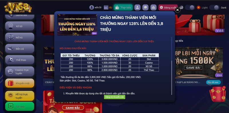 Tiết lộ từ A-Z các thông tin về cổng game Vi68 11 Giao diện Vi68 đẹp, thân thiện, dễ sử dụng